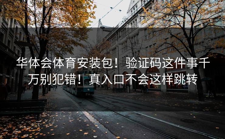 华体会体育安装包！验证码这件事千万别犯错！真入口不会这样跳转
